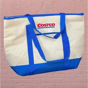 Costco Wholesale Insulated Cooler Bag Reusable Tote Shopping Bag Foldable 25"